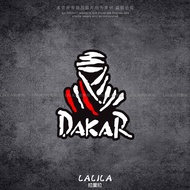 sticker kereta sticker kereta cermin depan Dakar Dakar Dakar Rally Reflective Sticker Off-Road Vehic