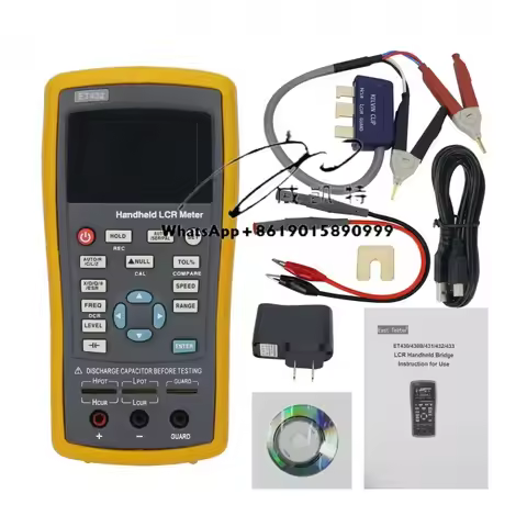 ET432 2.8" Handheld Digital LCR Capacitance Inductance Tester LCR Meter 100KHz