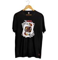 Infinide T-Shirt Original KARTU REMI (Smo KING High)  Kaos Gunung Distro Adventure Outdoor Cotton Co