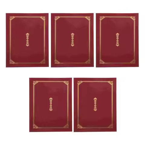 Certificate Cover Paper Frame Document Protective Holder Diploma Holders Covers Centerpiece