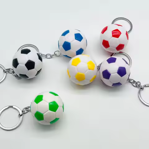Soccer Keychain Player Gift Car Keychain Football Fan Keychain 6 Colors Sports Accessories|/1pcs foo