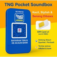 [PERCUMA SIMCARD] TNG Pocket Soundbox + SIM (1 Tahun) TNG Soundbox Touch N Go Soundbox (Duit Masuk d