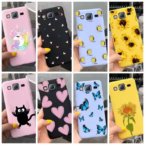For Samsung Galaxy J3 J5 J7 2016 Case Cute Unicorn Cat Pets Love Heart Phone Cover Fundas For Galaxy