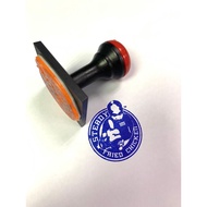 Customise Rubber stamp with LOGO Cop getah Custom berlogo