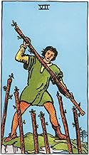 The Seven of Wands: 156 College Ruled Lined Pages (78 leaves), 5x8 Notebook, Journal, Diary, Planner