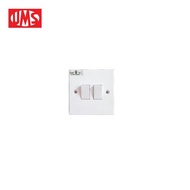 [SIRIM] UMS 2 Gang 1 Way Flush Switch 202-1W