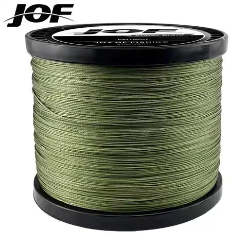JOF 8 Strands 1000M 500M 300M 100M Braided Fishing Line Carp Fishing Weaves Linha de Pesca Multifila