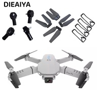DIEAIYA 4pcs Motor, Easy Install Universal Propeller Blade,  RC Quadcopter Parts RC Drone Plastic Pr