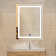 with LightLEDBathroom Mirror Smart Bathroom Mirror Anti-Fog Hotel Toilet Mirror Hotel Mirror Factory CustomizationOEM