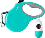 Fida Retractable Dog Leash with Dispenser and Poop Bags, 16 ft Pet Walking Leash for Medium Dog or C