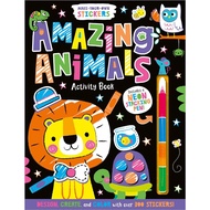 Make-Your-Own Stickers Amazing Animals Activity Book (Make Believe Ideas by Elm Tree)