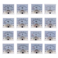 [kanye2dc] 0-1mA to 0-20A PICK DC Ammeter Analogue Panel Amp Meter Analog Current Panel Milliampere 