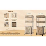 Naiba 3-Tier Laundry Basket