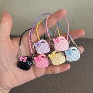 Dollhouse Mini Pendant Cartoon Mini Cell Phone Bear Neck Dolls Accessories S5h9