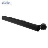 [vsrhkq] Hard Rod Case Bag Black Fly Fishing Rod Tube for 9FT/10FT Fly Rods, Black
