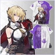 Summer Short Sleeve T-Shirt - Evelyn Chevalier Zenless Zone Zero Cosplay