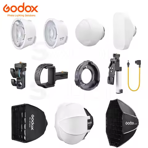 Godox ML100Bi ML100R Light Accessory ML-CS30 ML-SF50 Softbox PH01 Power Bank Holder ML-GB Bowens Mou