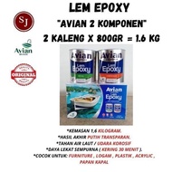 LEM EPOXY AVIAN 2 KOMPONEN RESIN DAN HARDERNER BESAR
