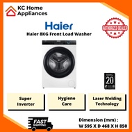 Haier 8KG Auto Washing Machine | Super Inverter | HW80-BP12929 | 2 Year General Warranty | 20 Years Motor Warranty