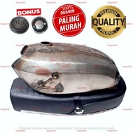 (PROMO DISKON) Paket Hemat Tangki Motor CB Glatik Full Press Plat Tebal + Jok CB