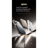 Ultra thin wireless magnetic power bank PD20W fast charging 3-in-1 mobile power bank