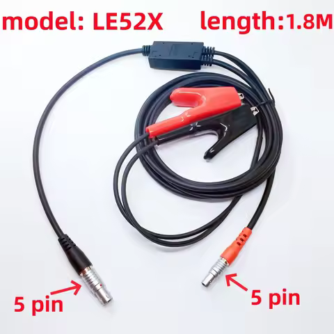 Brand new cable LE52X Applicable to rS82 S86 G1 G2 G3 G6 T3 Power Data cable for south GPS RTK GNSS 