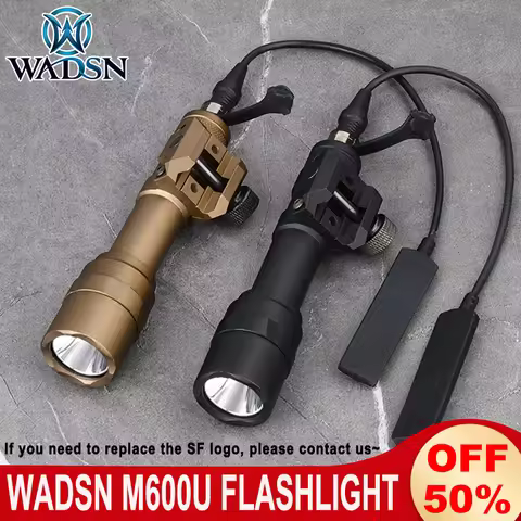 WADSN SF M600U Airsoft Scout Lamp Weapon1 Flashlight Base White LED Hunting Spotlight 800Lumen Weapo