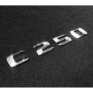 BENZ C250 15 New Style Pointed Font Word Mark Body Word Sticker Rear Box Font Font Height 23mm