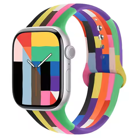 Pride Edition Strap For Apple Watch Band 49mm 45mm 44mm 46mm 40mm Silicone correa Bracelet iWatch se