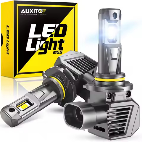 AUXITO 2Pcs Turbo LED 9005 HB3 Canbus Headlight Bulb Light 120W Ultra Powerful 22000LM Super White 6