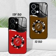 HP Oppo Reno 13 5G 13F 5G Glass Softcase - Casing Oppo Reno 13 5G 13F 5G - Cool Motif Casing - Oppo 