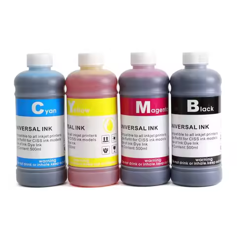500ML Desktop printer Universal Refill dye Ink kit,for HP Epson Canon Brother Lexmark Samsung Dell I