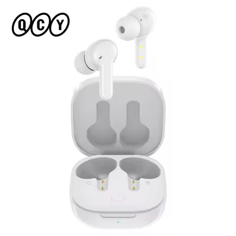 QCY T13 Wireless Bluetooth Earphone with 4 Mics ENC HD Call Headset V5.1 TWS Earphone Touch Control 
