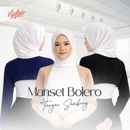 Nafisa Bolero Connected Hand socks - Premium Spandex Jersey Crop Top Cuffs for Sports & Daily Cuffs