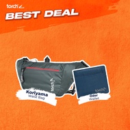 TORCH Koriyama Tas Pinggang Selempang Konser Ringan Anti Air Pria Wanita - Waistbag Sling bag Waterp