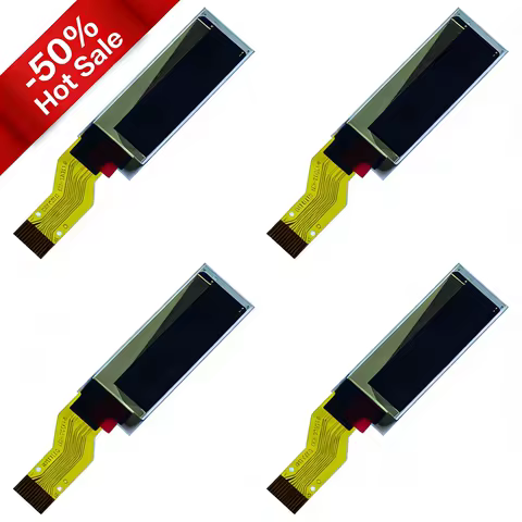 OLED Display Module 4 pack OLED Screen 128 x 32 Pixel 4 Wire SPI Serial OLED Screen Driver 3.3V ~ 4.