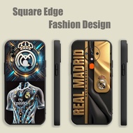 Casing For OPPO A76 F19 F19S A95 A96 A77 Find X5 Pro real Madrid jersey DJW17 Phone Case Square Edge