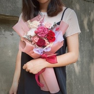 母親節永生康乃馨花束 可客製/母親節花禮/母親節