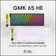 ZUOYA GMK 65 HE 65% Wired Custom Mechanical Keyboard GMK65 HE