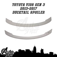 ◱ ◿ Toyota Vios 2013-2017 Gen 3 Ducktail Spoiler Version 1