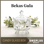 😎READY STOCK😎 BEKAS GULA/ BEKAS KACA GULA/ COOKIES GLASS BOX/ SUGAR BOWL/ SUGAR GLASS/ DOORGIFT/ WEDDING GIFT