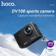 [Official 24 Hours Ship ]Hoco DV100 Sports Camera Waterproof 2.0 inch IPS HD Screen Wireless WIFI  O
