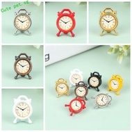 FUZOU Mini Alarm Clock, 1:12 Scale 6 Colors Doll House Decoration Toys, 1/12 Miniature Dollhouse Bjd