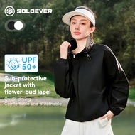 SOLOEVER Sunscreen Shirt UPF50+ Korean Style Excellent UV Protection UV Protection Jacket UV Jacket
