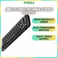 MIIIW Wireless BlackIO98 Mechanical Customized Gaming Keyboard MX Jellyfish Shaft With 48-bit RGB Wi
