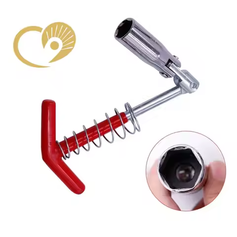 Universal 14mm 16mm 21mm Spark Plug Removal Tool Wrench 360 Degree Spark Plug Removal Socket Wrench 