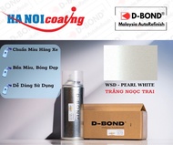 Sơn Xịt Xóa Vết Xước Ô TÔ MG HS Màu TRẮNG NGỌC TRAI Code WSD - PEARL WHITE Chính Hãng D-Bond Chất Lư