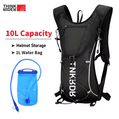 ThinkRider 12L Lightweight Hydration Backpack, Running Backpack with 1L Water Bladder, Hydro Water D