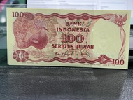 uang kuno 100 rupiah asli UNC