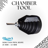HDPE Chamber Tool ( HDPE Pipe Shavings) Size 20 MM - 63 MM OKUMA Brand